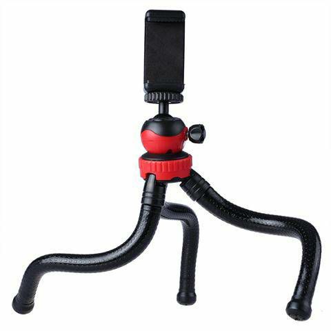StudioKing FTR-18 29cm 3kg fleksibilni mini stolni stativ s držacem za mobitel