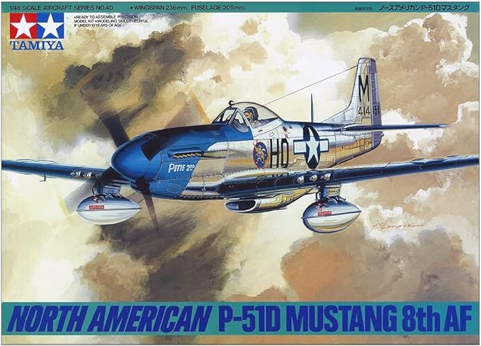 Tamiya Models North American P-51D Mustang Model Kit