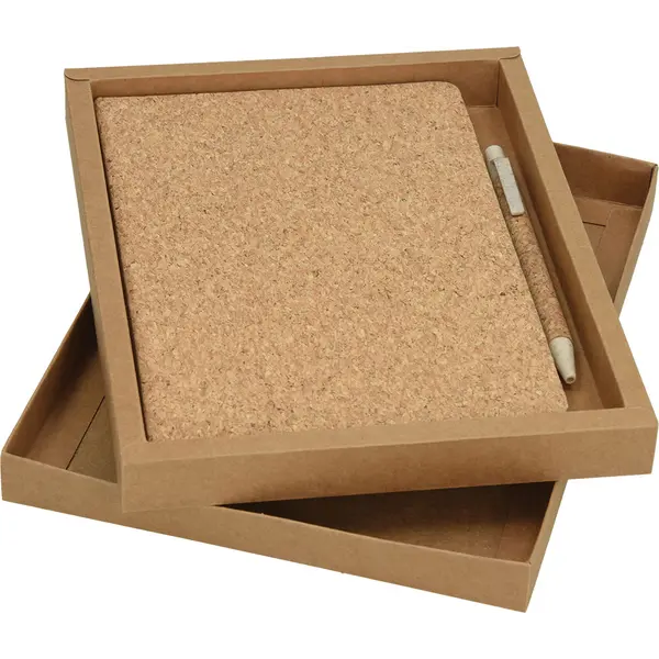 240310-EC Notes Eko Cork i kem. ol. od pluta u natur poklon kutiji 18,2x23,5x2,5cm