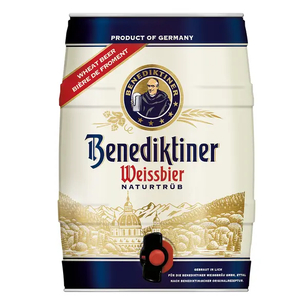 BWS5L Benediktiner Weissbier 5L
