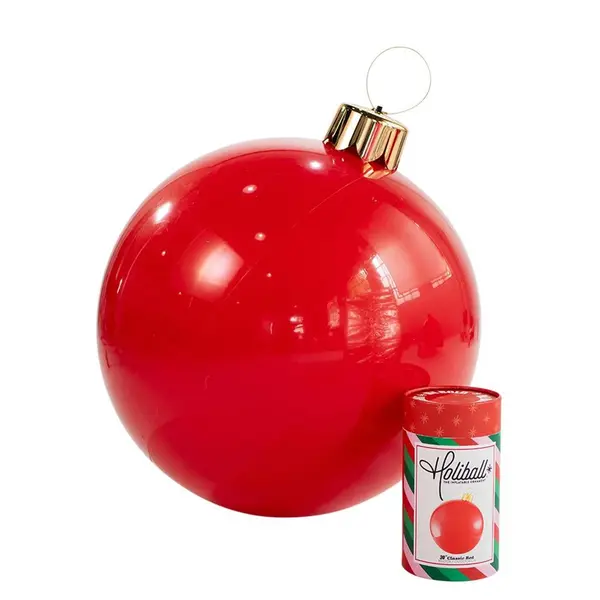 160248 Holiball božićna kugla 76cm crvena