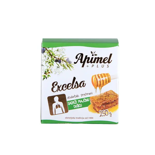 02629 Apimel Excelsa med (za dišne organe), 250 g